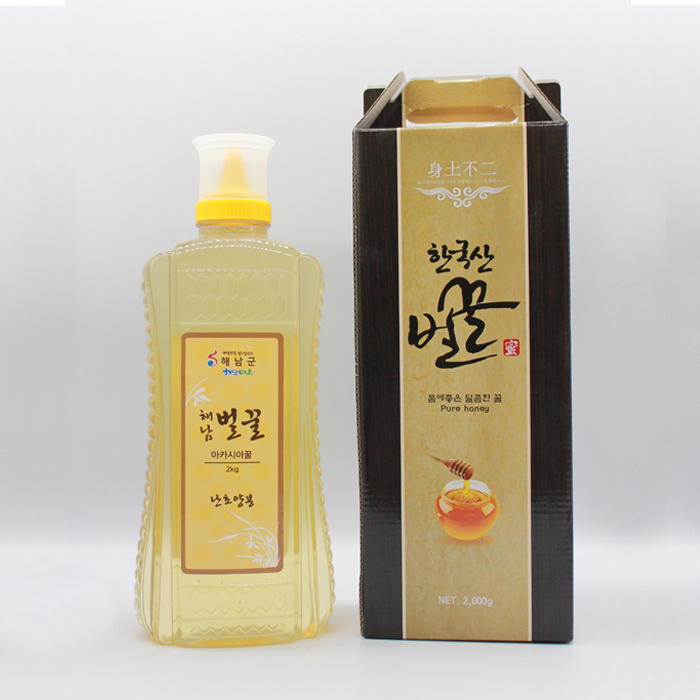 천연 벌꿀 2kg(아카시아1kg+야생화1kg)