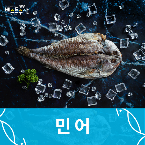 국내산 반건조 민어 5마리(각 350g내외/37cm내외)